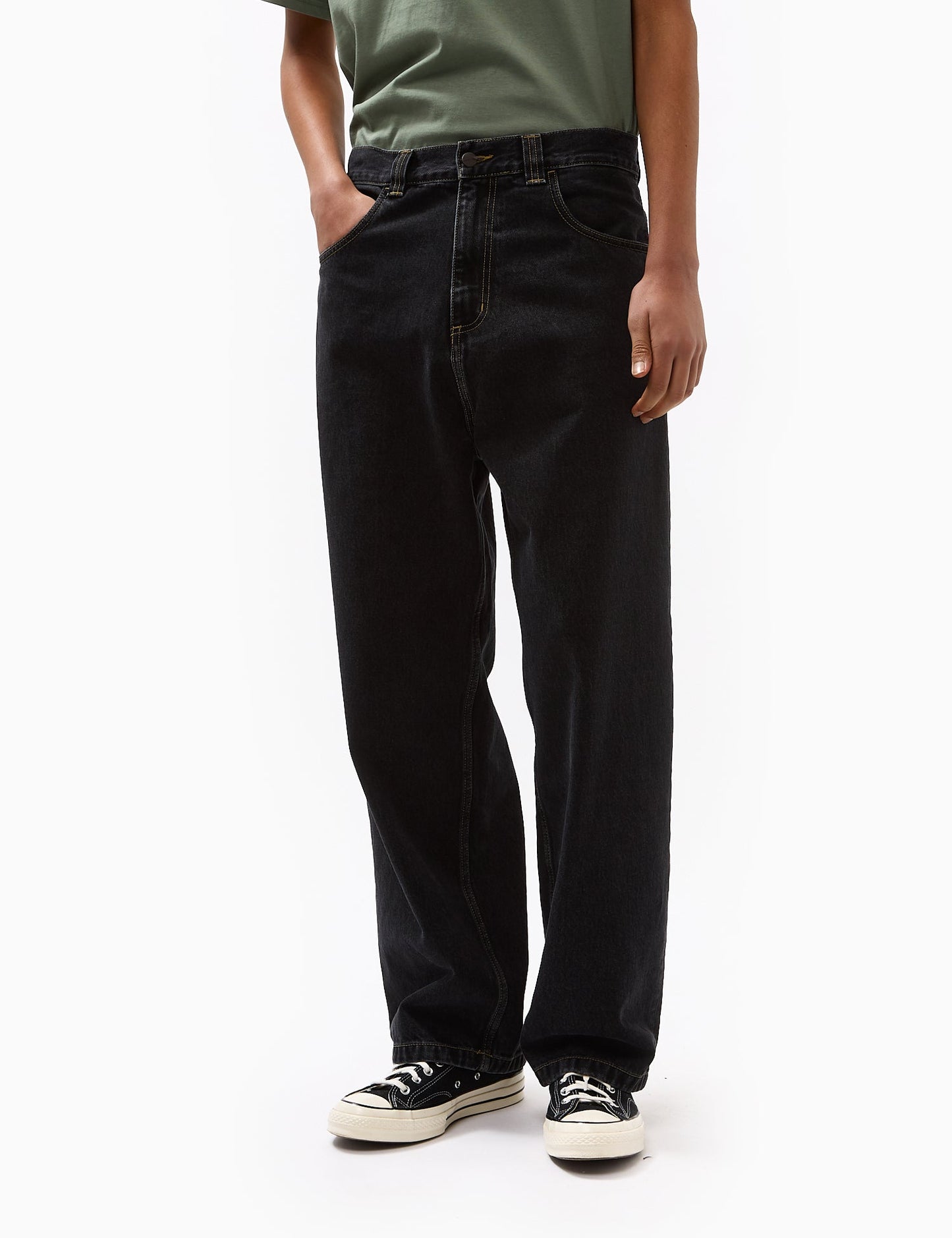 Brandon Pant - Black Stone Washed