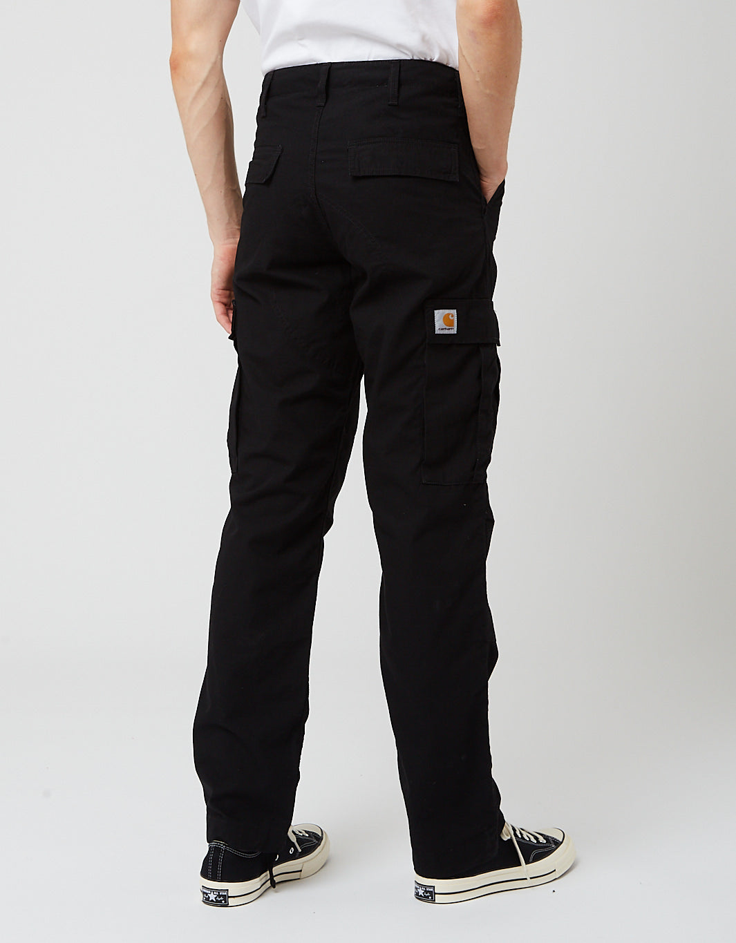 Regular Cargo Pant (Ripstop, 6.5oz) - Black