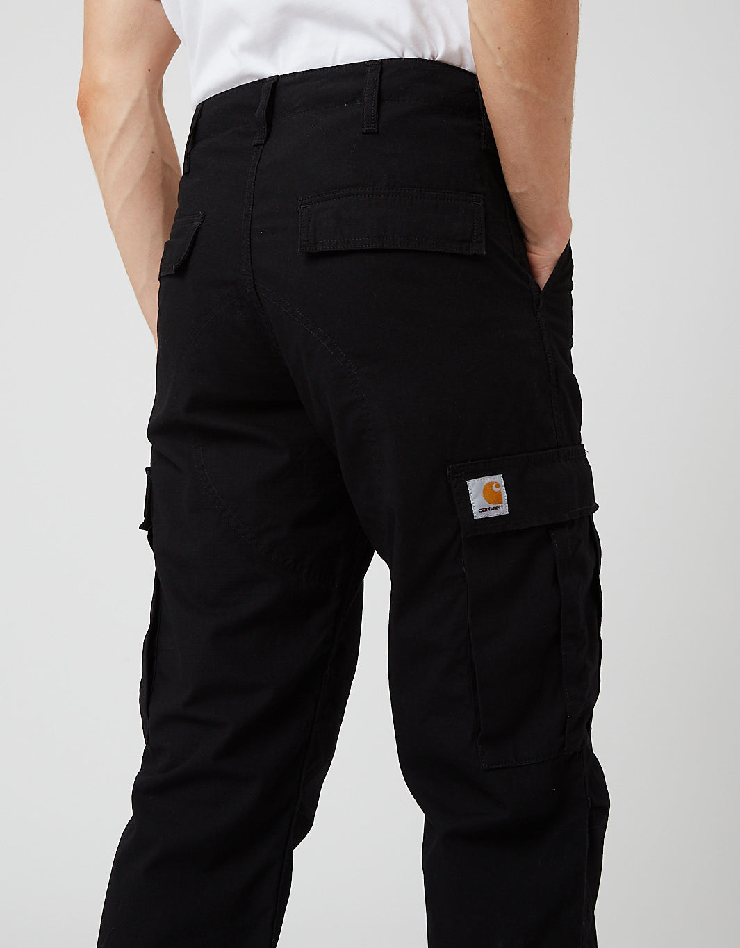 Regular Cargo Pant (Ripstop, 6.5oz) - Black