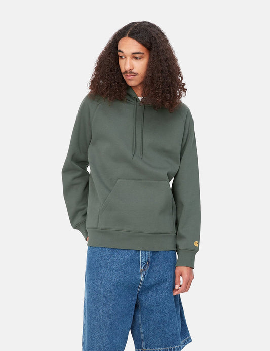 Chase Hooded Sweatshirt - Jura Green/Gold