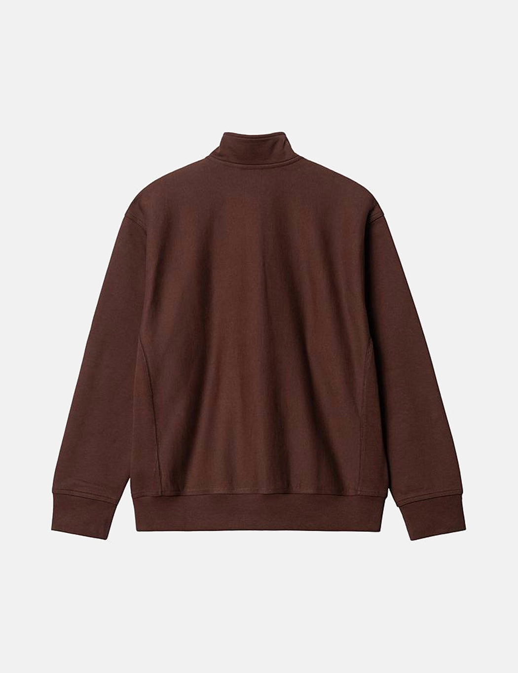 Half Zip American Script Sweatshirt - Ale Brown