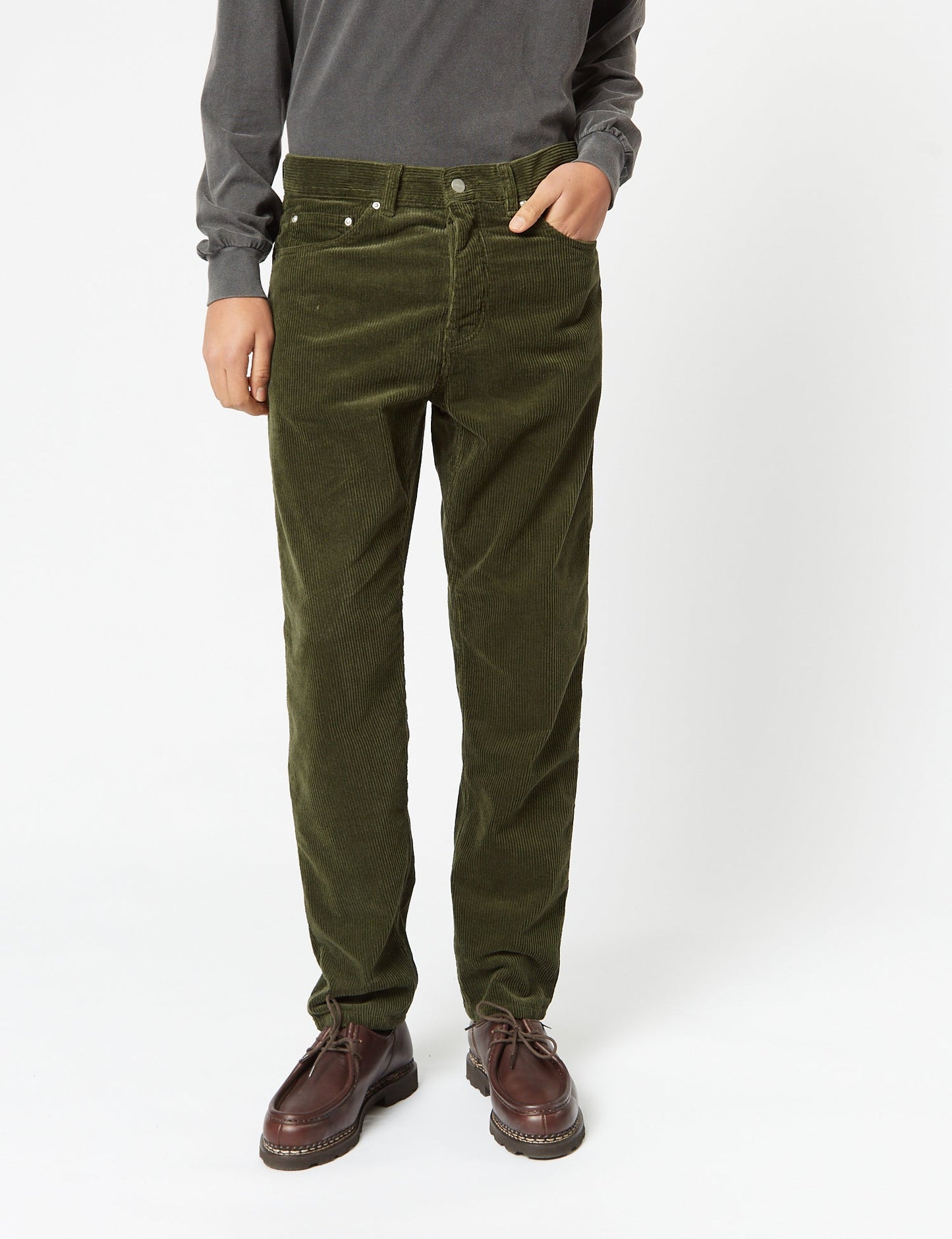 Newel Cord Pant (Relaxed) - Plant Green