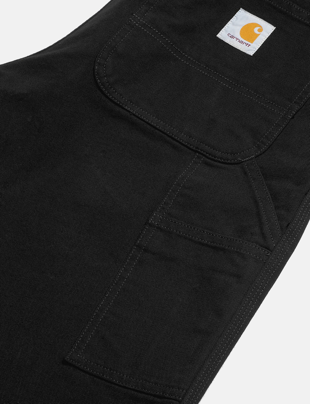 Double Knee Pant (Relaxed/Straight) - Black