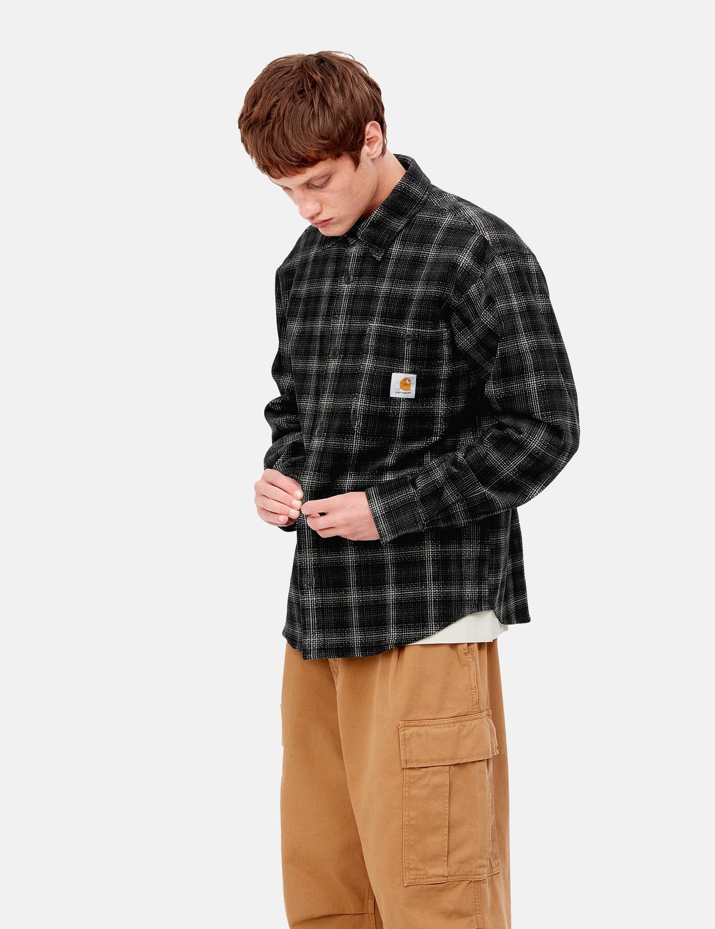 Flint Cord Shirt (Wiley Check) - Hamilton Brown