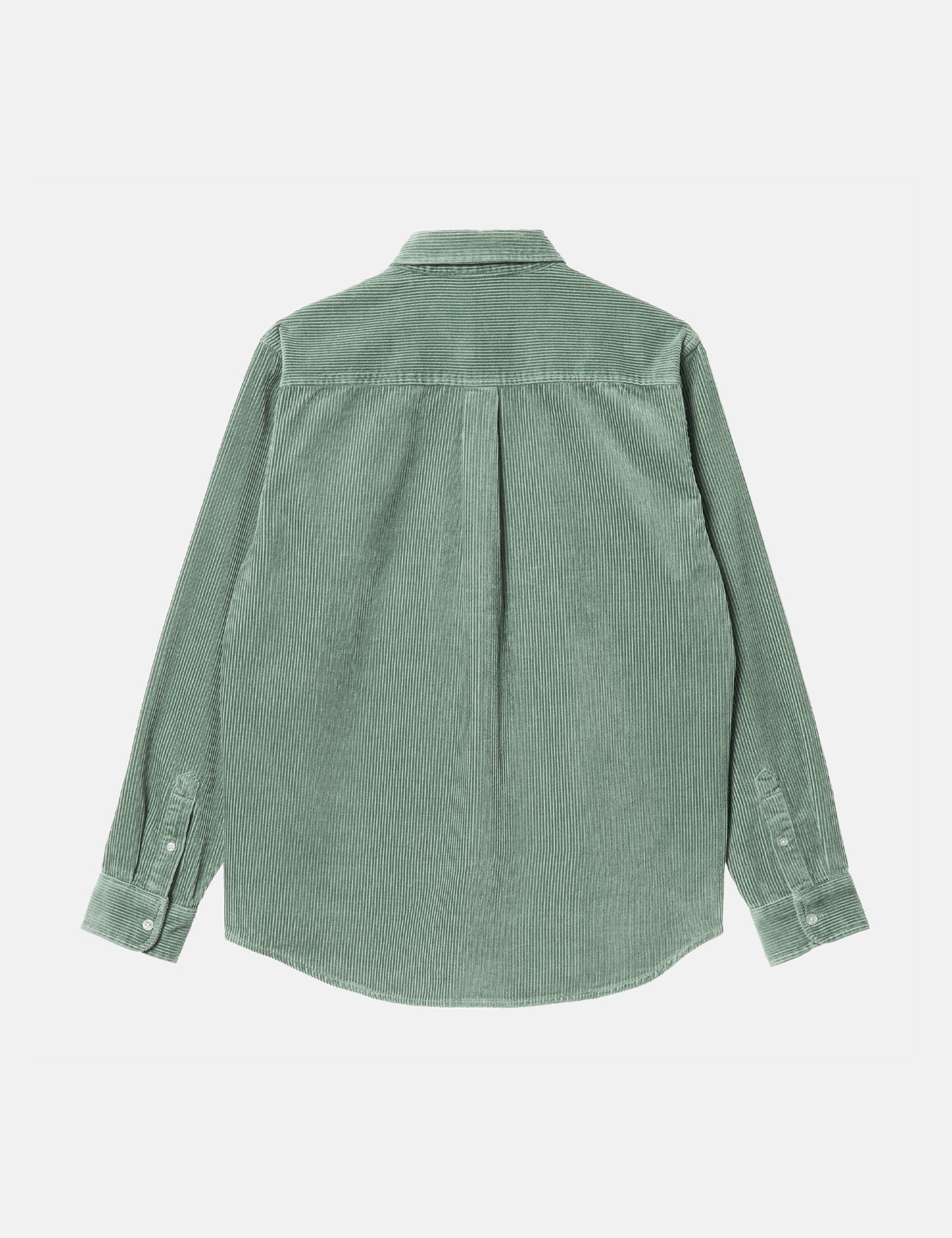 Madison Cord Shirt - Misty Sage Green/Black