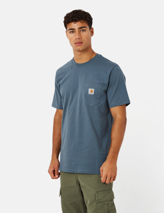 Pocket T-Shirt (Regular) - Storm Blue