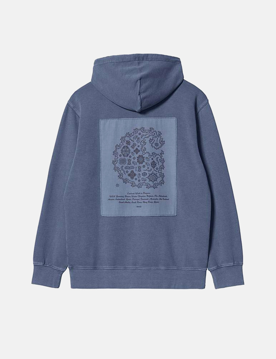 Verse Patch Hooded Sweatshirt - Enzian Blue