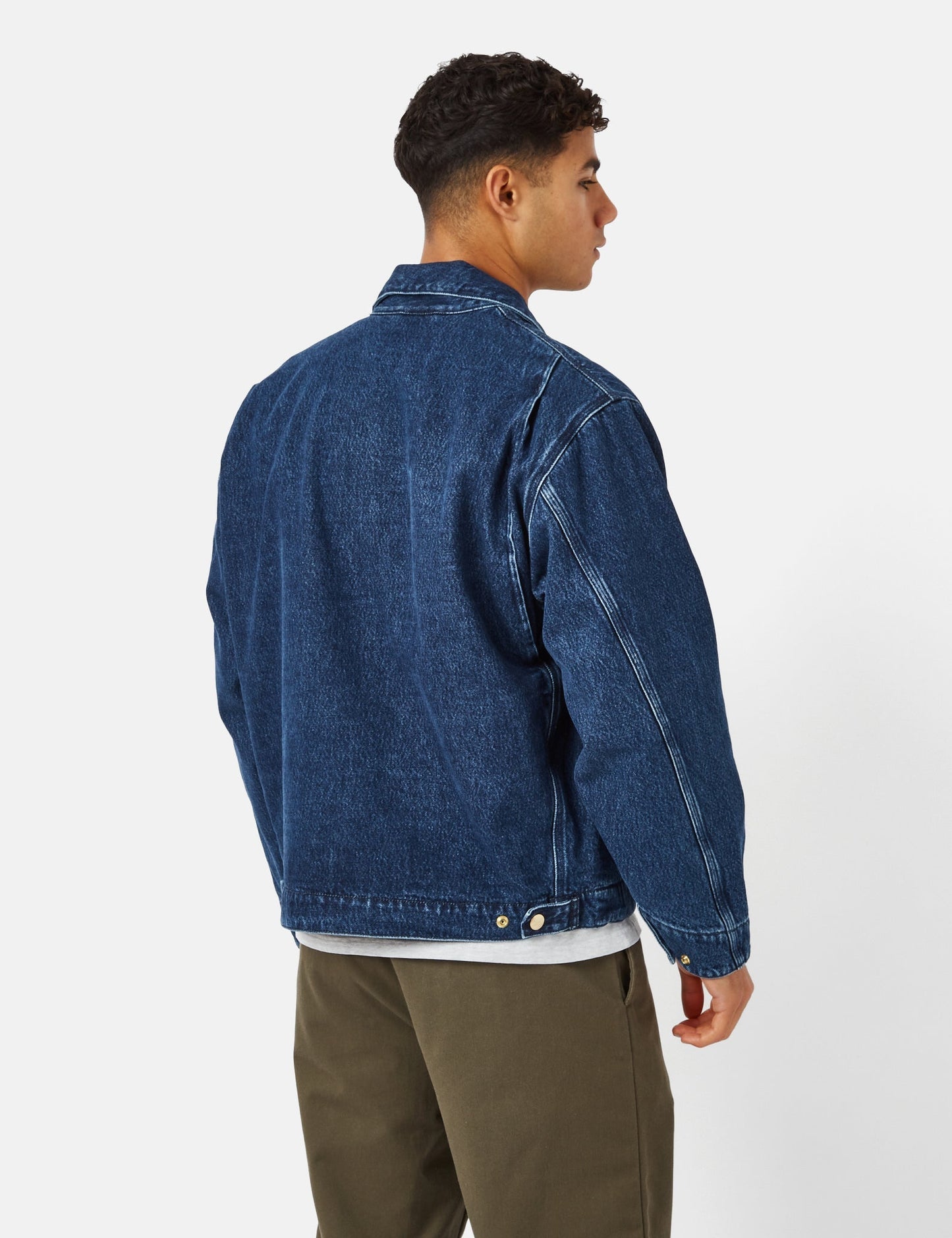 Rider Jacket (Denim) - Blue Stone Washed