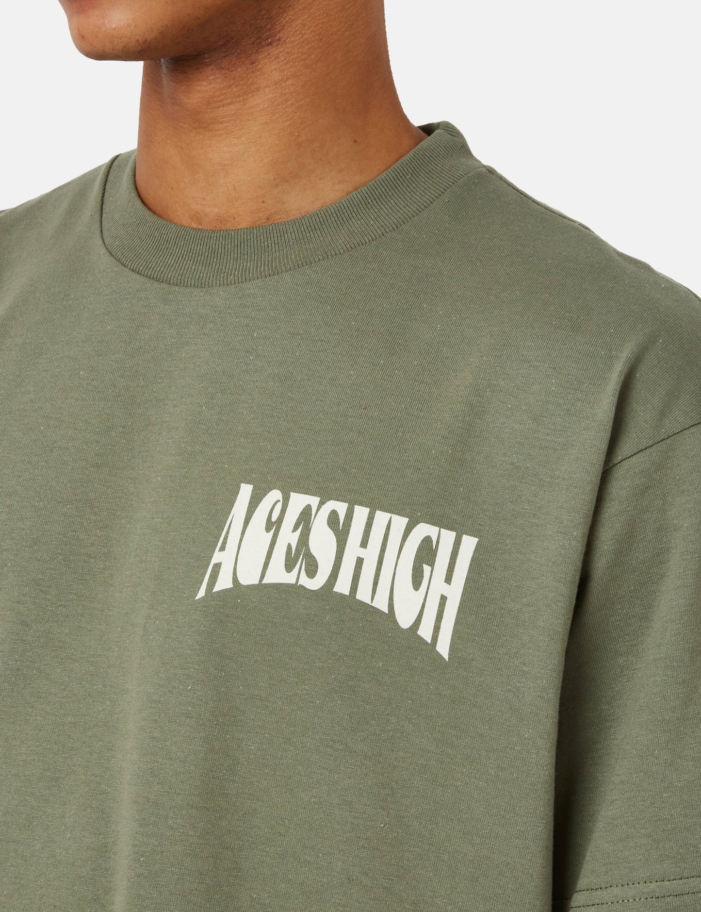 Aces T-Shirt (Organic Cotton) - Dollar Green