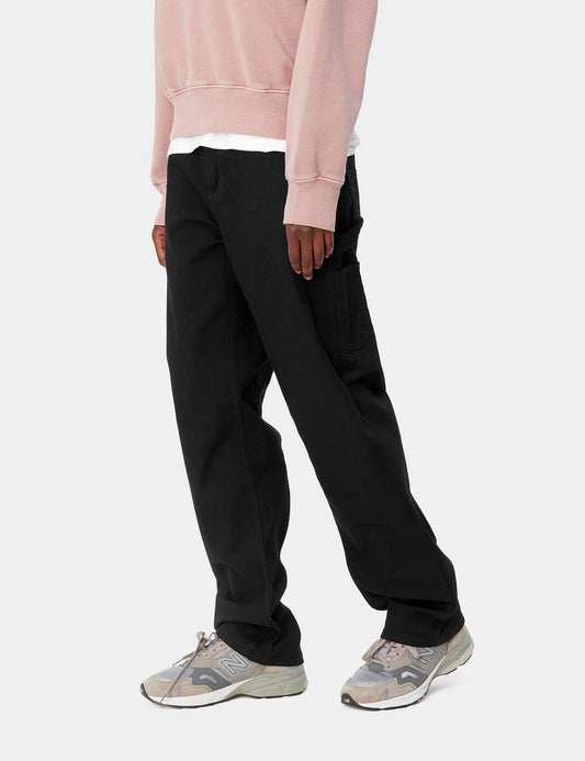 Womens Pierce Pant (Straight) - Black Rinsed