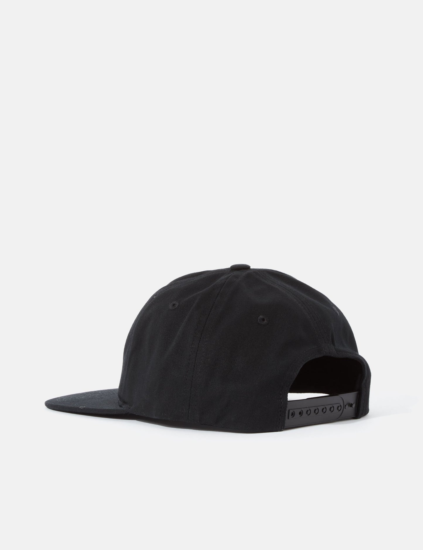 Stretch 5-Panel Cap - Black