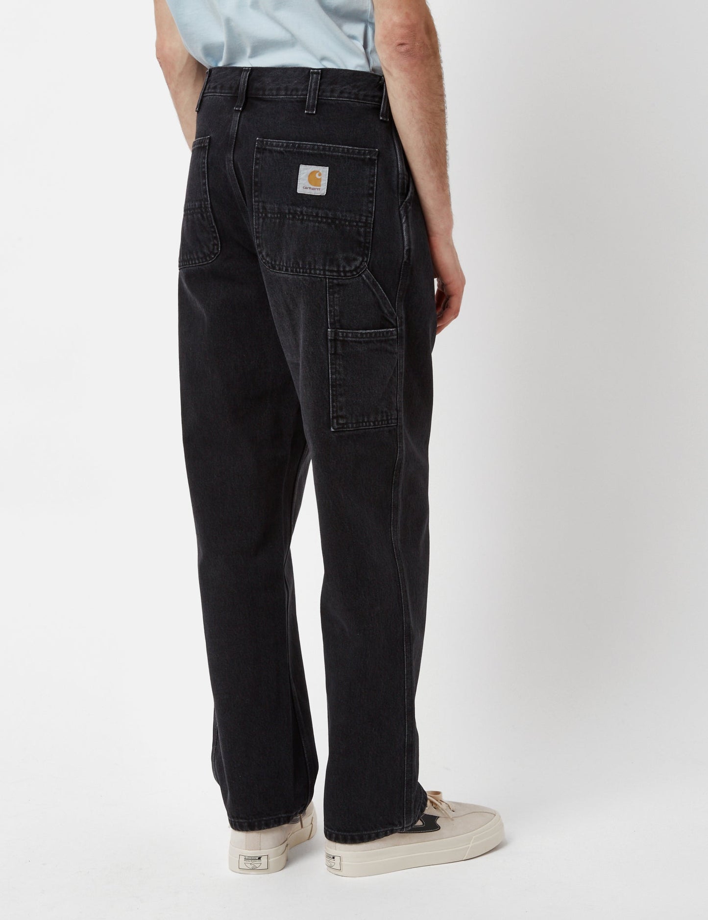 Single Knee Pant (Smith Denim) - Black Stone Washed