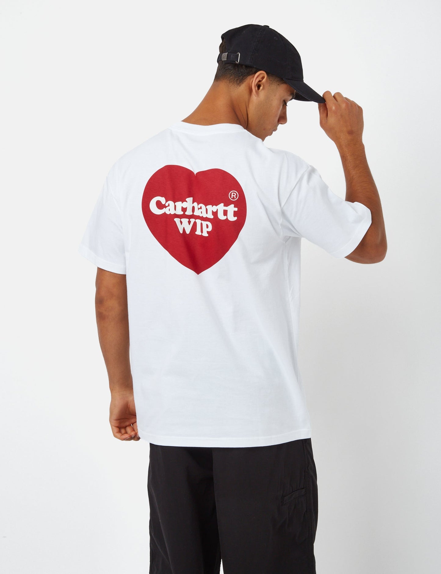 Double Heart T-Shirt (Organic) - White